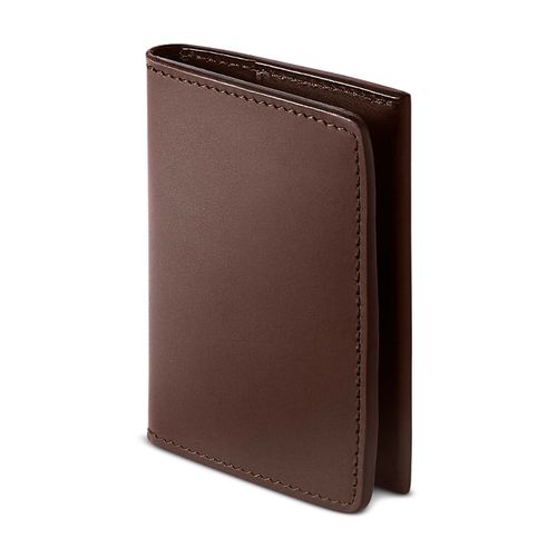 Swanfield Italian Vachetta Leather Bifold Wallet