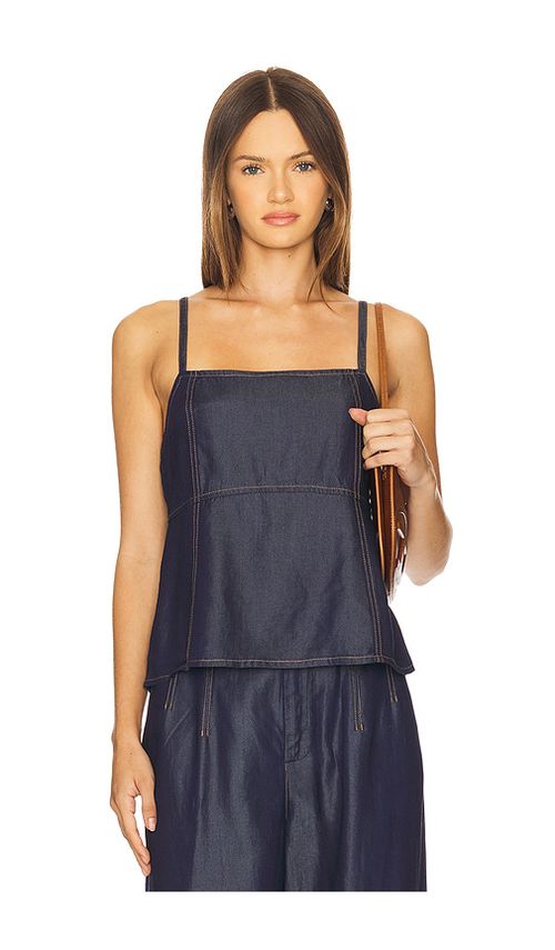 Gestuz Nia Singlet Top en Blue.  36. Also en