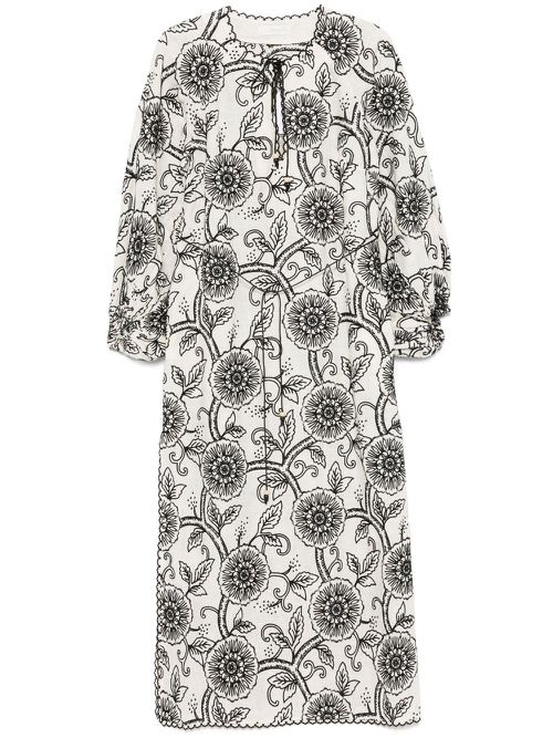 Tallow midi dress - White