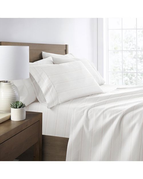 Soft Lines Patterned Ultra-Soft Bed Sheet Set