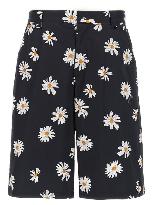 Margherite Print Bermuda Shorts