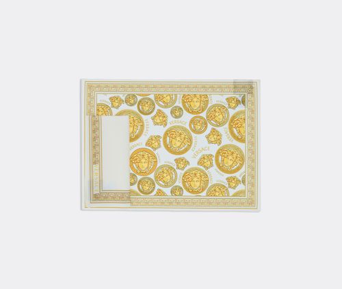 'medusa Amplified' Napkin And Placemat, Set Of Two, White