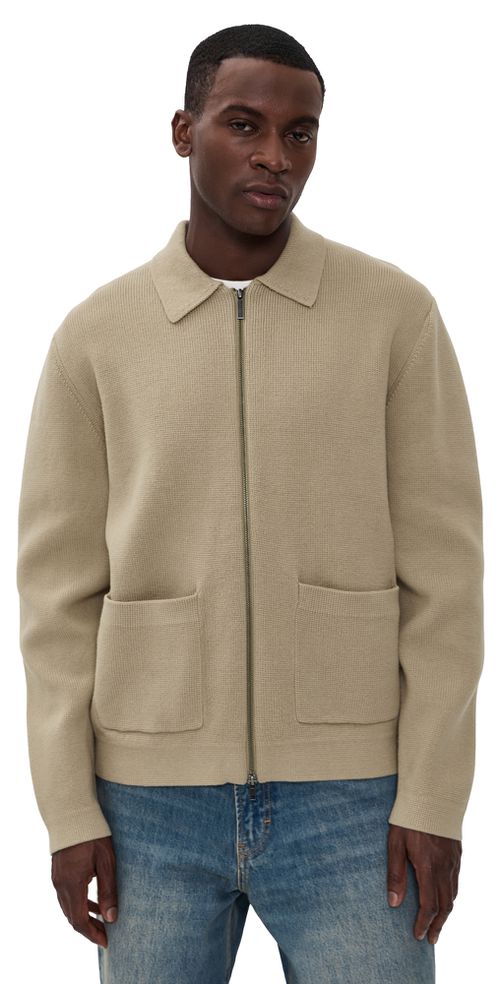Fischer Cotton Milano Zip Jacket Dark