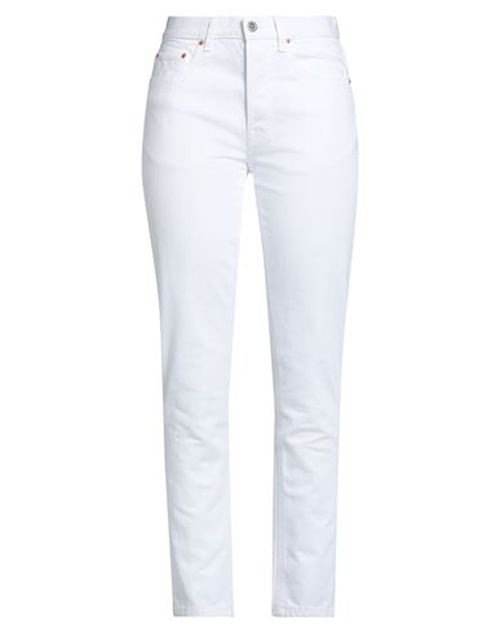 Woman Jeans White Size S Cotton