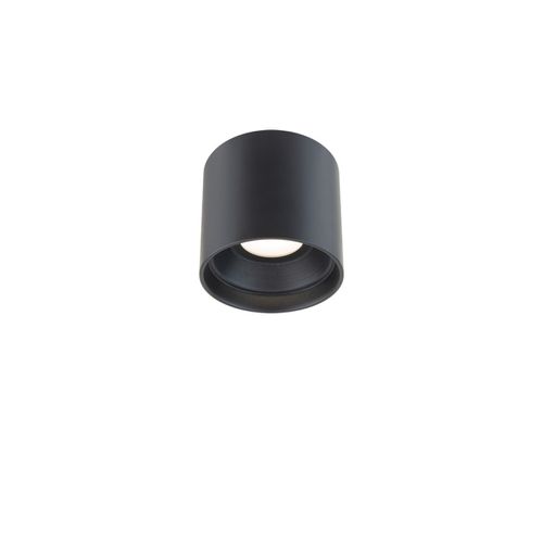 Black LED Outdoor Flush Mount from the Squat Collection