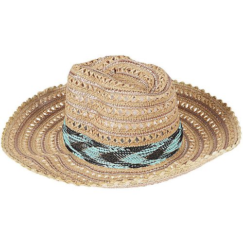 Exquisite J Raffia Sombrero Hat
