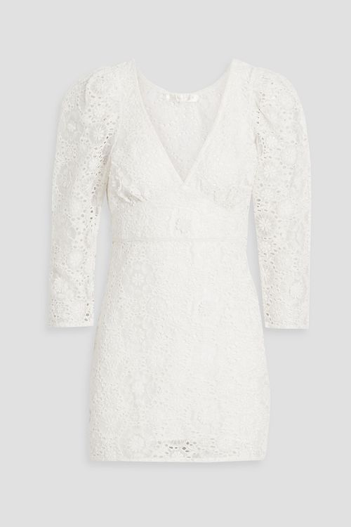 Faye broderie anglaise organza mini dress