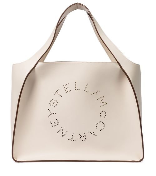 Stella 로고 포 레더 토트