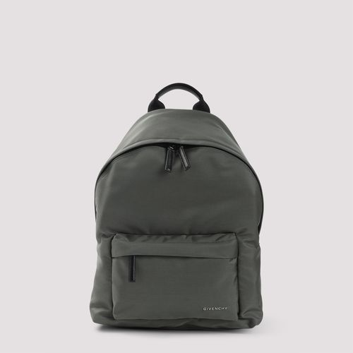 Essential U Backpack Green Polyamide Bag - Men