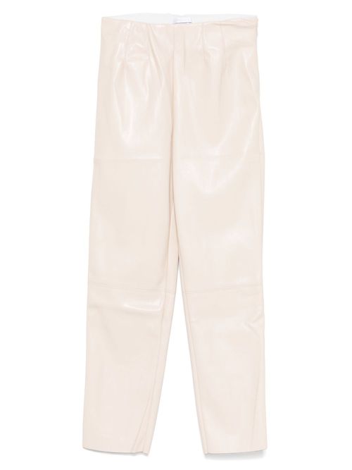 Faux-leather leggings - Neutrals
