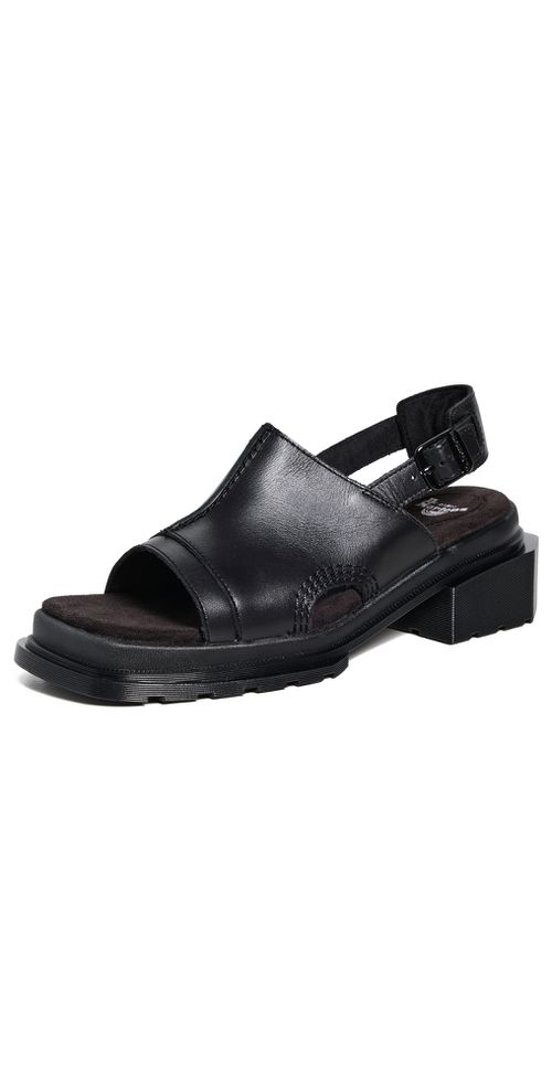 Dr. Martens Maybole Open Toe Black Wanama Sandals Black