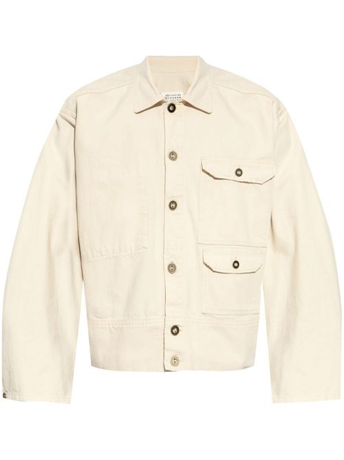 Denim shirt jacket - Neutrals