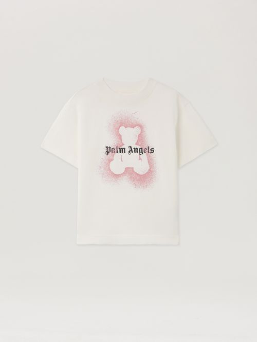 Pa Spray Bear Reg Tee S/s Kids  Off White
