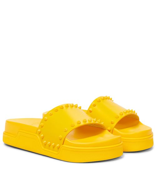 Exclusive to Mytheresa - Pool Stud embellished slides