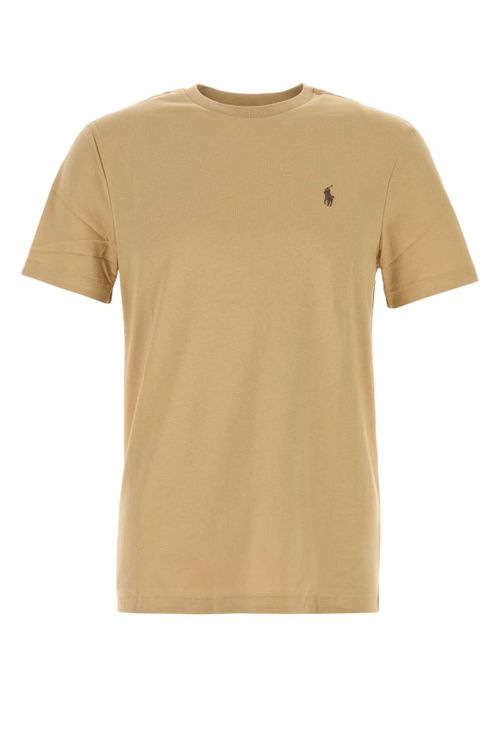 Cotton T-Shirt — Beige