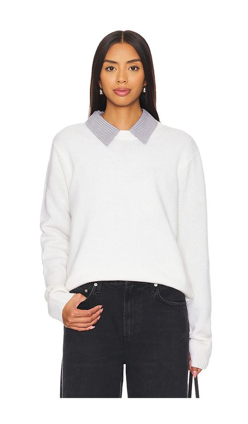 Guest In Residence Allday Crew Cashmere Sweater in Cream - Cream. L also in