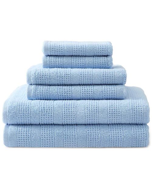 Bedford Cottage 100% Cotton Solid 6pc Towel Set