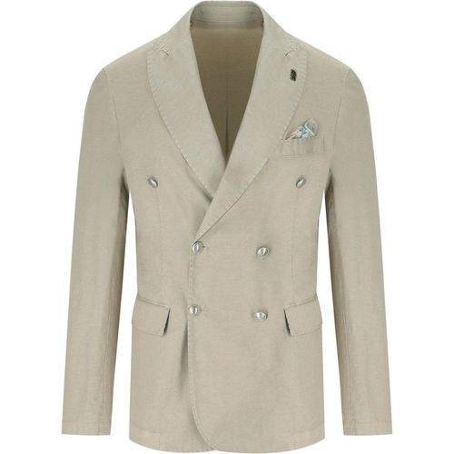 Bob Jamie Beige Double Breasted Jacket