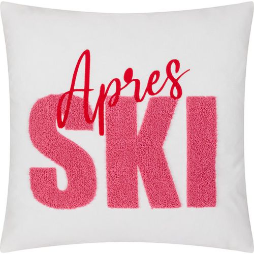 Furn. Après Ski Tufted Cushion Cover - White - Size 45 cm x 45 cm