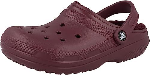 Crocs unisex adult Men's and Women's Classic Lined | Fuzzy Slippers Clog