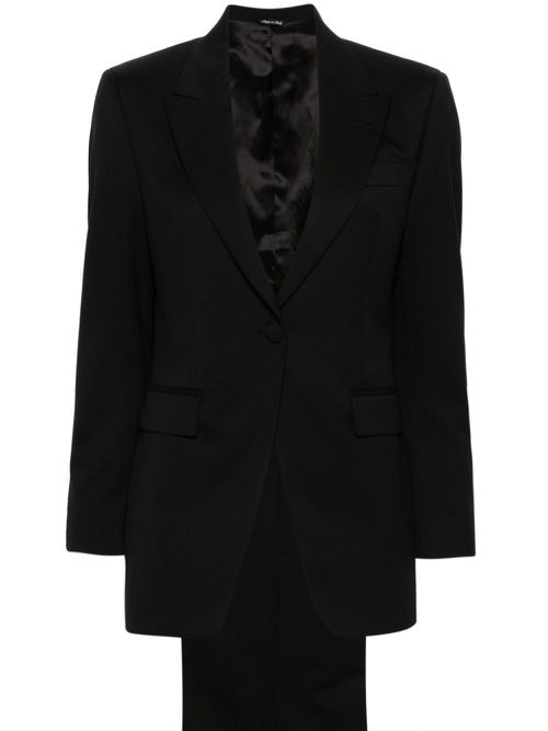 Twill-weave suit - Black