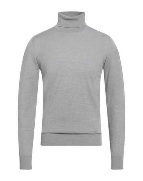 Emporio Armani Man Turtleneck Grey Size 40 Virgin Wool