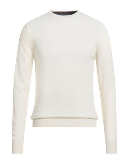 Man Sweater Cream Size M Wool, Viscose, Nylon, Cashmere