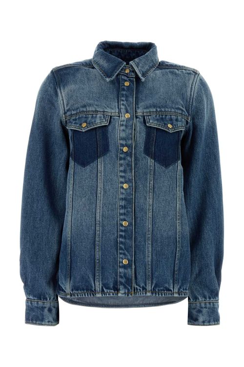 Weight Denim Shirt — Blue