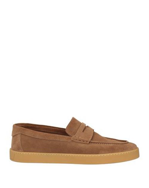 Man Loafers Camel Size 11 Leather