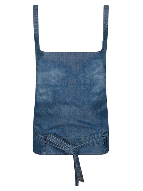 Sleek Denim Bermuda Shorts