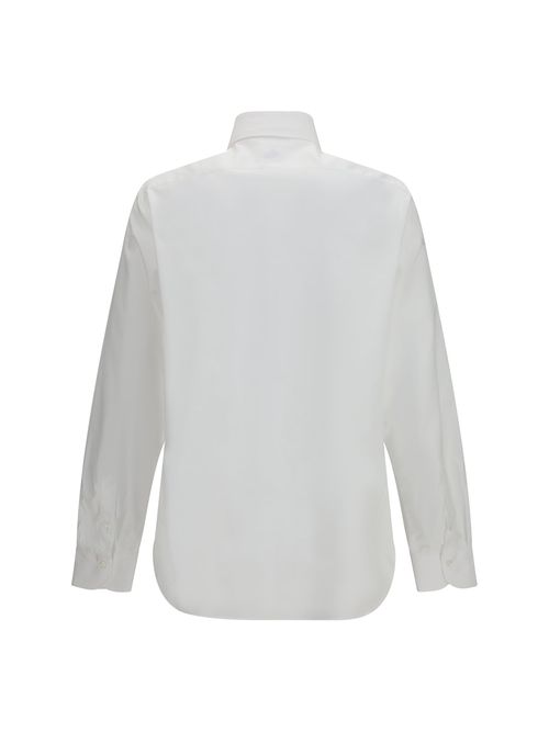 Egyptian Poplin Cotton Shirt — White