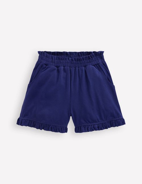 Girls Pretty Jersey Shorts in Blue | Size 2-3 Years