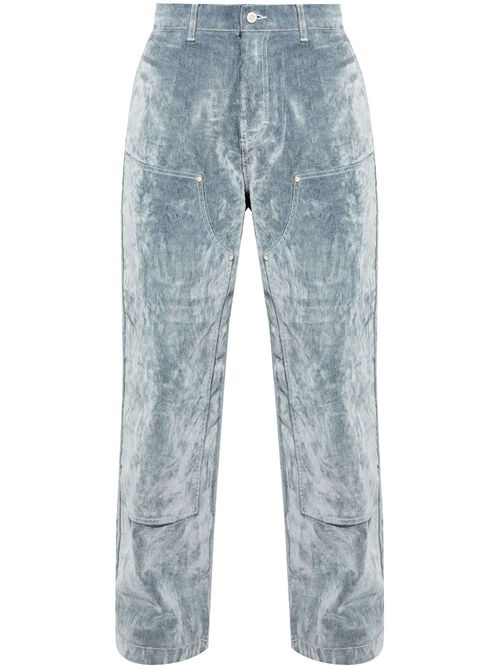 Wide-leg corduroy jeans - Grey