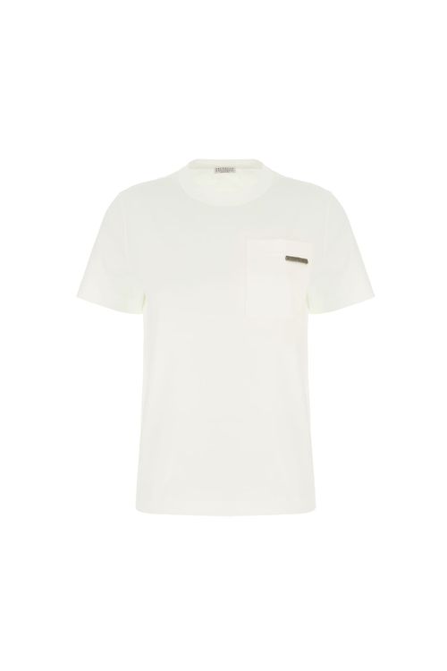 White Cotton T-shirt