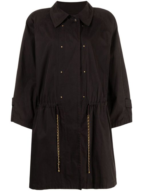1990s cotton ball coat - Black
