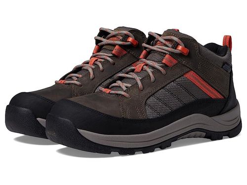 Riverside Women's US 7 Gray Orange Waterproof Ankle Hiking Boots Rock56
