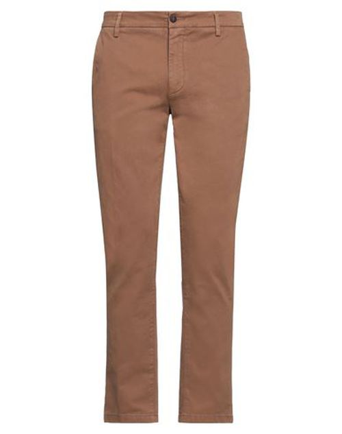 Man Pants Brown Size 34 Cotton, Elastane