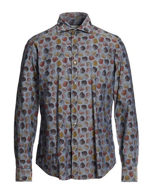 Washed Man Shirt Grey Size 17 Cotton