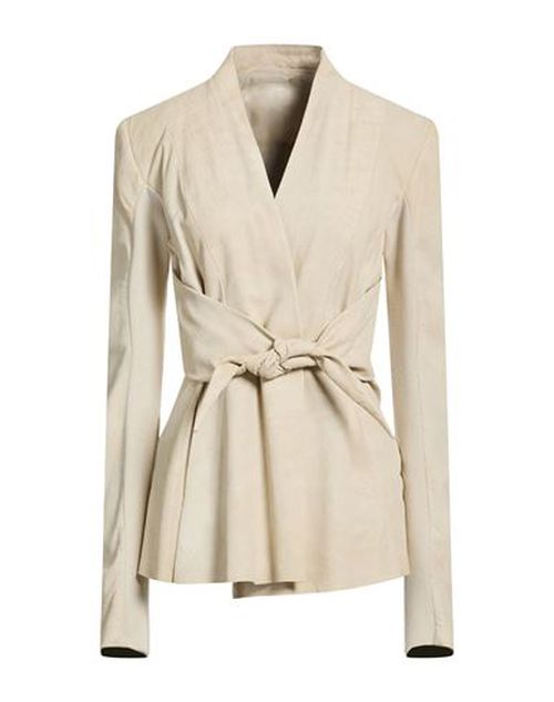 Woman Jacket Ivory Size 2 Lambskin