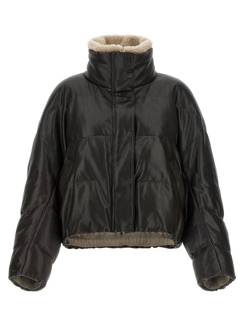 Down Jacket — Brown