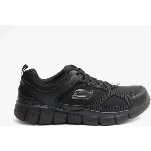 Men's Skechers Work 77152EC Telfin - Sanphet SR Mens Slip Resistant Work Trainers Black