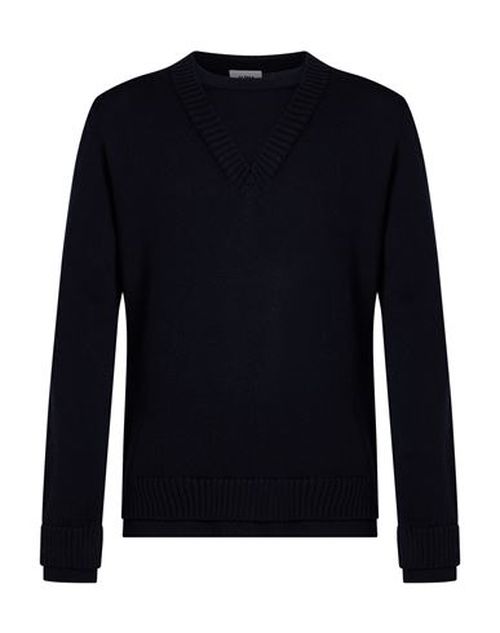 Man Sweater Midnight blue Size 36 Merino Wool