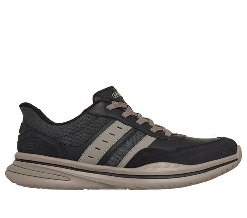 Skechers Men's Slip-ins Relaxed Fit: Norlan - Leroy Sneaker in Desert Brown