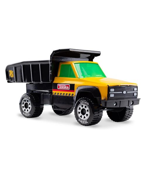Steel Classics 75 Years Commemorative Quarry Dump Truck with Black Bed - Yellow