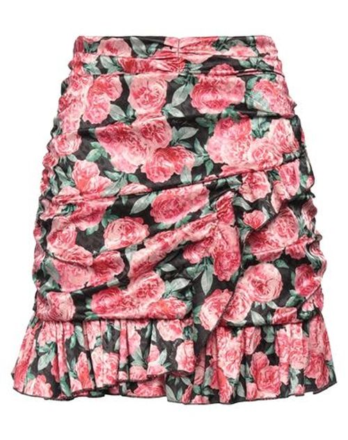 Woman Mini skirt Pink Size 4 Polyester, Viscose, Elastane