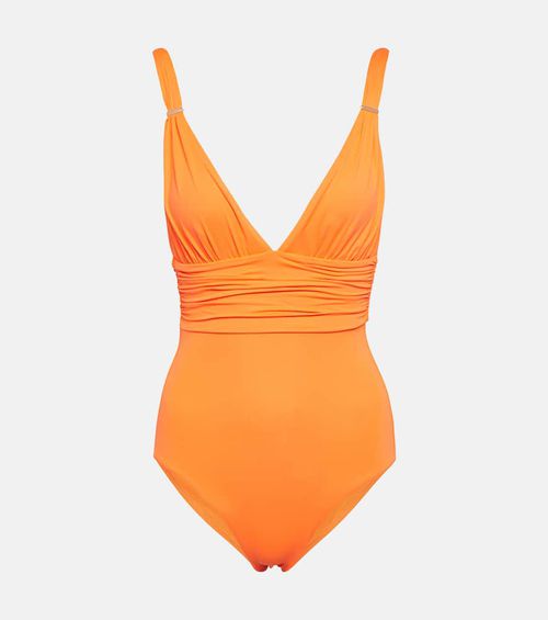 Melissa Odabash Salma tiered bandeau minidress