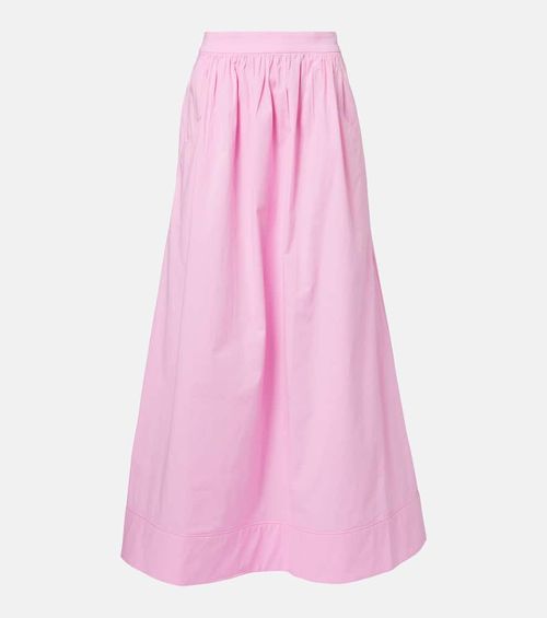 Opulence cotton maxi skirt