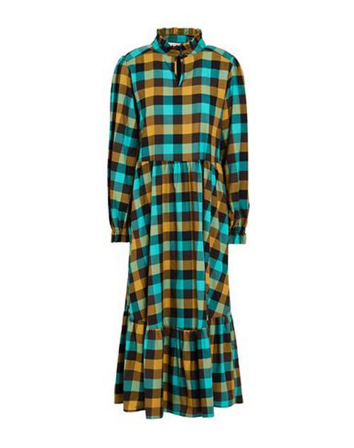 Woman Midi dress Turquoise Size 10 Viscose