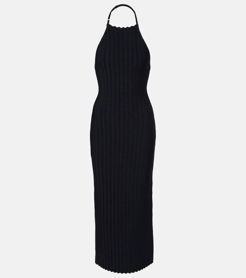 Tablier knitted midi dress