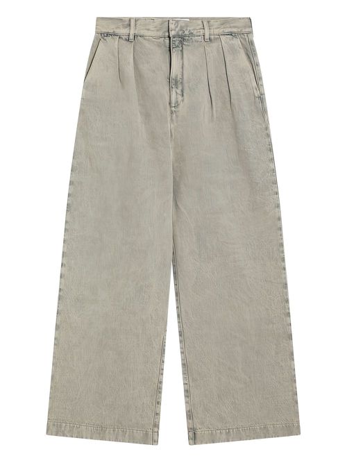 Pleat-detailing jeans - Neutrals